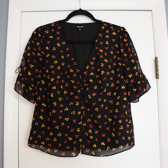 Madewell Tops - Madewell Floral Blouse
